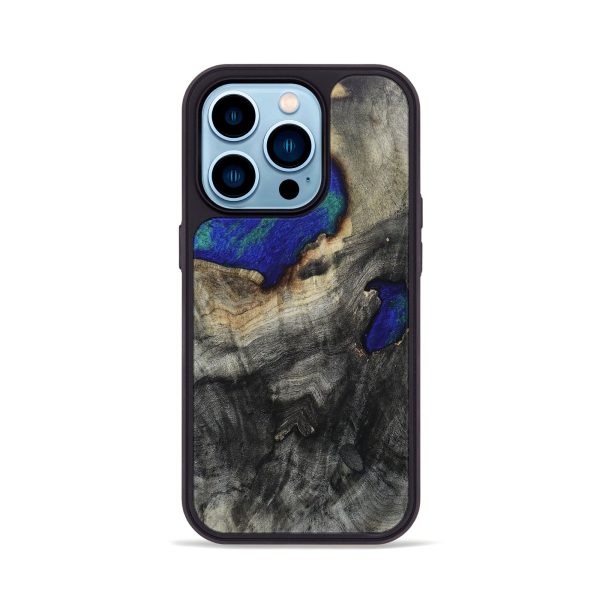 iPhone 14 Pro Wood+Resin Phone Case - Luca (Wood Burl, 651591) For Cheap