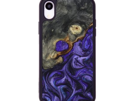 iPhone Xr Wood+Resin Phone Case - Destiny (Purple, 650568) Discount