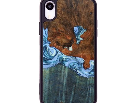 iPhone Xr Wood+Resin Phone Case - Arnold (Purple, 651584) Fashion