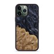 iPhone 13 Pro Max Wood+Resin Phone Case - Esteban (Gunmetal, 654606) Fashion