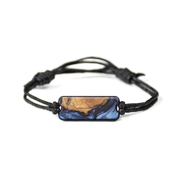 Classic Wood+Resin Bracelet - Suzanne (Blue, 653873) For Cheap