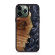 iPhone 13 Pro Max Wood+Resin Phone Case - Alayah (Gunmetal, 649758) Sale