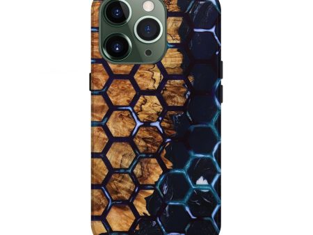 iPhone 13 Pro Wood+Resin Live Edge Phone Case - Gloria (Pattern, 651647) Hot on Sale