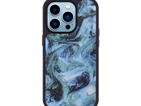 iPhone 14 Pro ResinArt Phone Case - Olivia (Blue, 650892) Online Sale