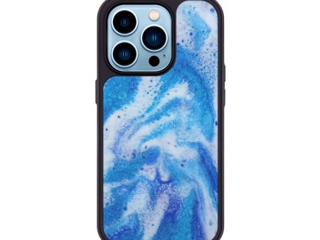 iPhone 14 Pro ResinArt Phone Case - Shana (Blue, 650415) For Discount