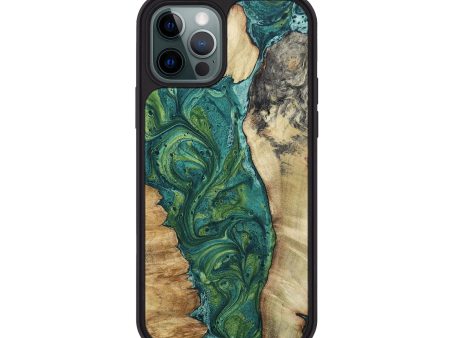 iPhone 12 Pro Wood+Resin Phone Case - Alaia (Mosaic, 651020) Supply