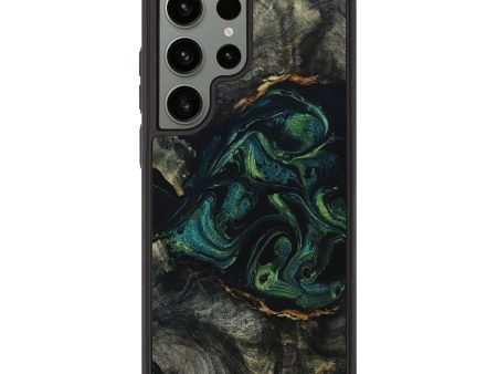 Galaxy S23 Ultra Wood+Resin Phone Case - Sawyer (Green, 650064) Supply