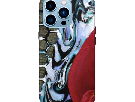 iPhone 14 Pro Wood+Resin Live Edge Phone Case - Nico (Pattern, 651728) Discount